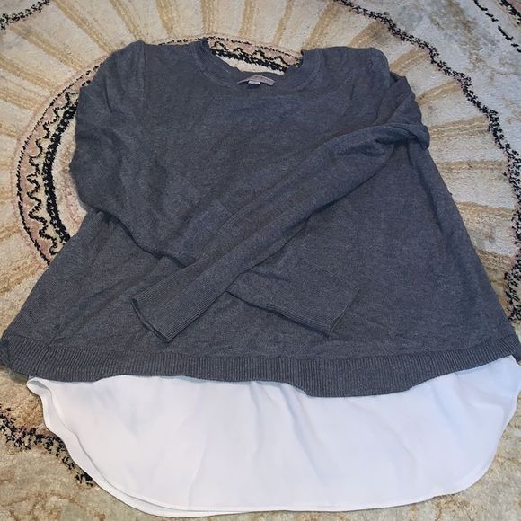 LOFT layered hem sweater or LOFT office casual top. Size XS - Picture 1 of 6
